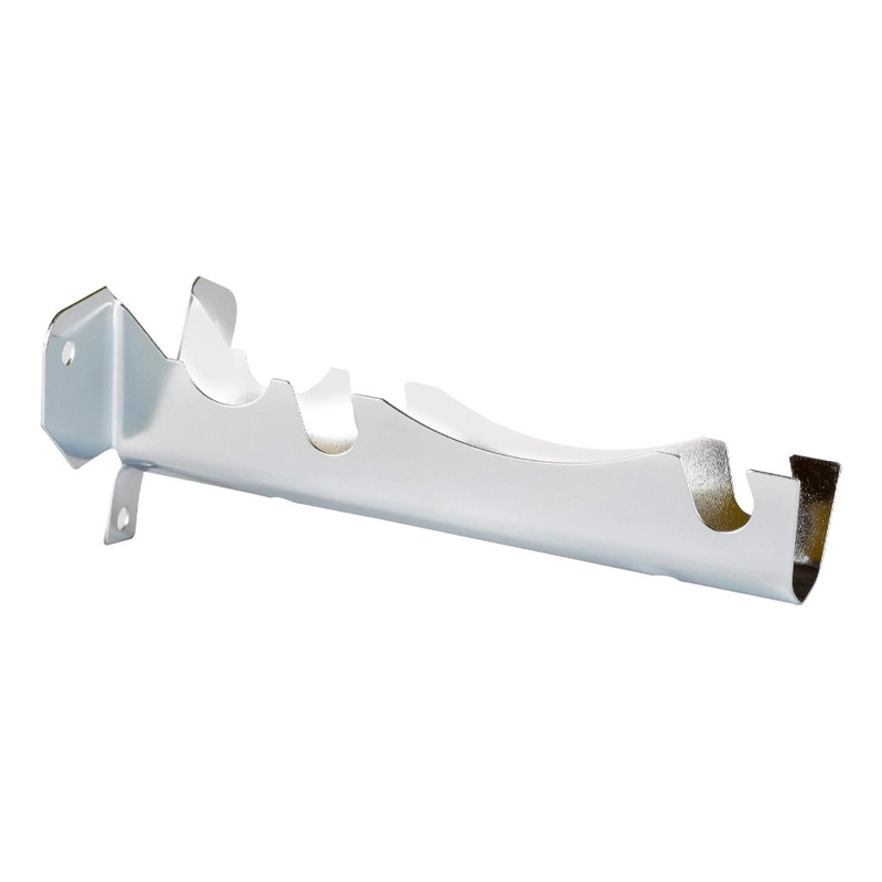 PACK 2 UNIDADES DE SOPORTE CROMADO DOBLE A MURO 12 MM - 1