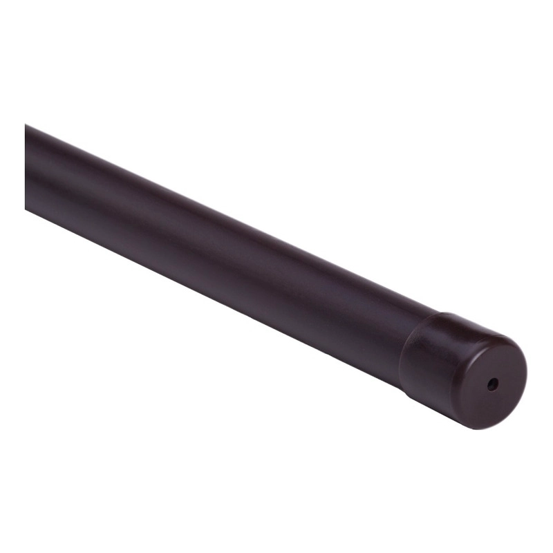 BARRA PLASTIFICADA PARA ARMARIO/CLOSET 22 MM X 1,50 MT CAFE - 3