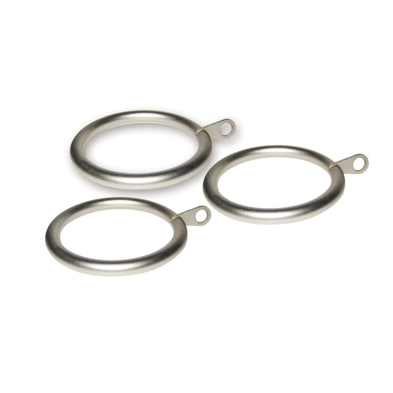PACK 10 UNIDADES ARGOLLA DE METAL SATIN PARA CORTINA 28 MM
