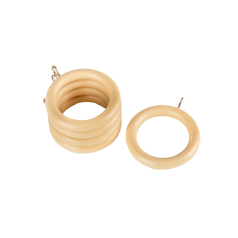 PACK 10 ANILLAS DE MADERA COLOR NATURAL 35 MM - 1