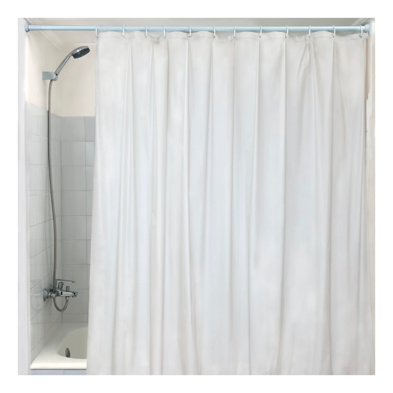FORRO PARA CORTINA DE BAÑO PVC 180 X 180 CM - 1