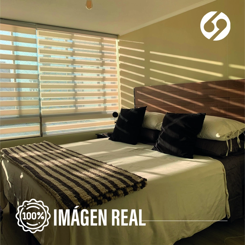 CORTINA ROLLER DUO ZEBRA DIA Y NOCHE TEXTURA 90 X 165 CM SUNFREE - 4
