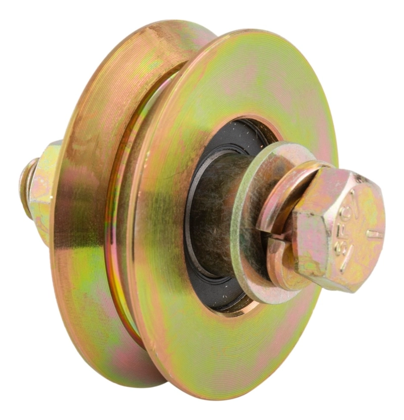 RUEDA METALHSA CON PERNO PORTÓN 64 MM - 1