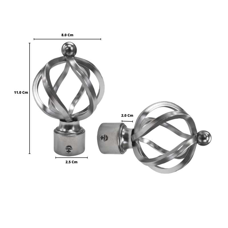 PACK 2 UNIDADES TERMINAL BOLA ALAMBRE SATIN 19 MM - 2
