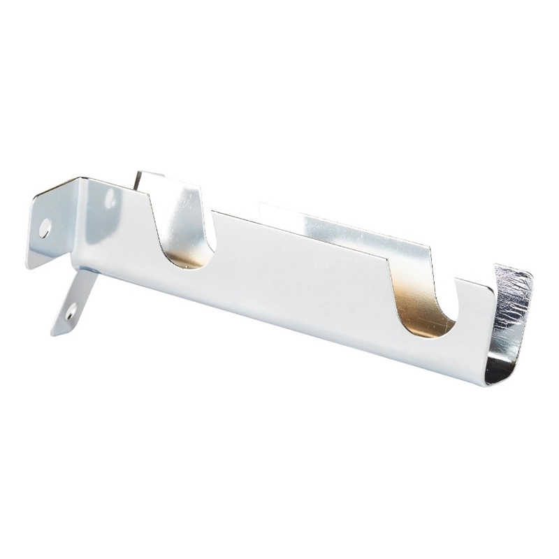 PACK 2 UNIDADES DE SOPORTE CROMADO DOBLE CORTO A MURO 12 MM - 2