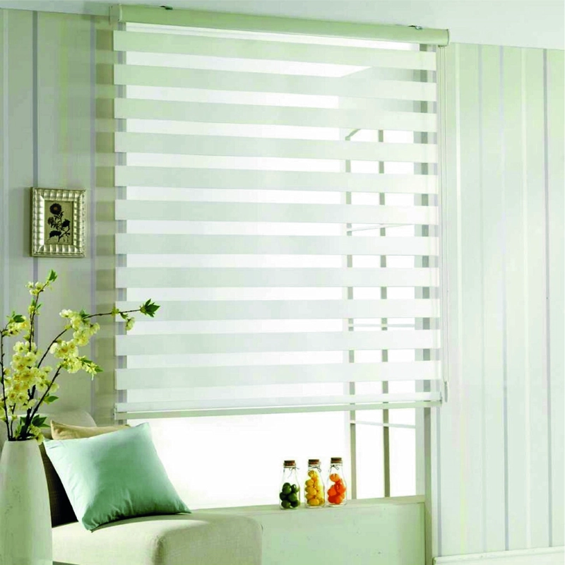 CORTINA ROLLER DUO ZEBRA DIA Y NOCHE BLANCO 90 X 165 CM SUNFREE - 7