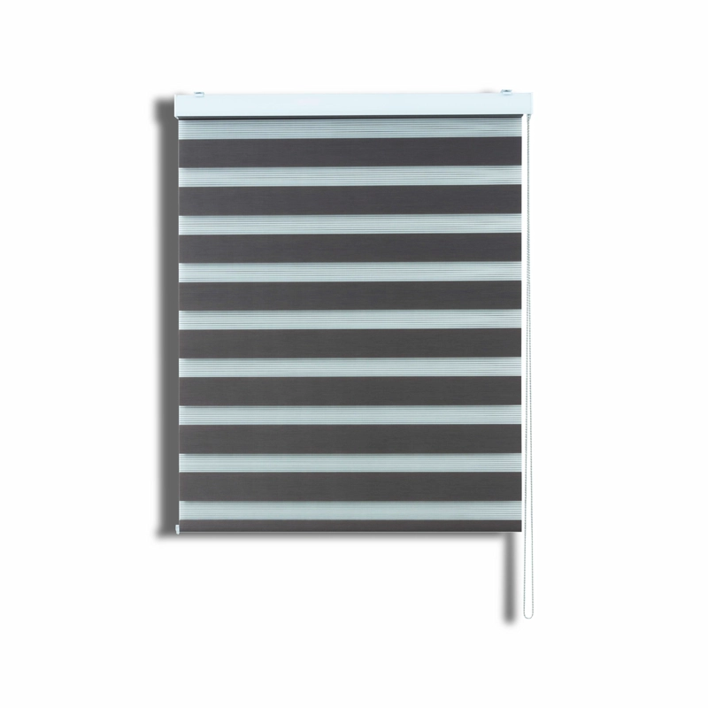 CORTINA ROLLER DUO ZEBRA DIA Y NOCHE TOSTADO 120 X 250 CM SUNFREE - 1
