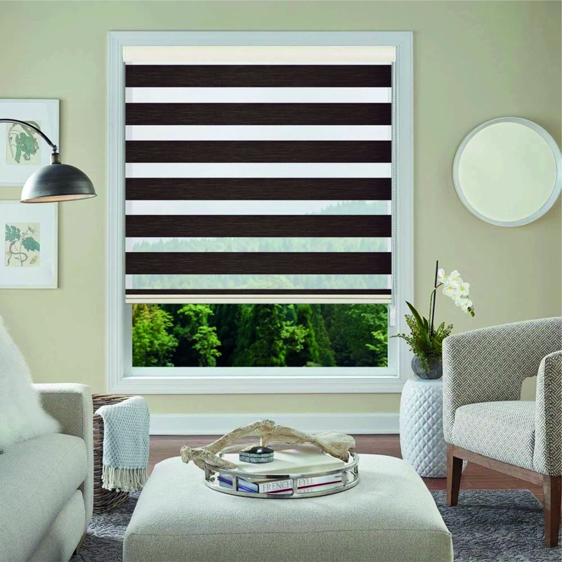 CORTINA ROLLER DUO ZEBRA DIA Y NOCHE TOSTADO 120 X 250 CM SUNFREE - 7