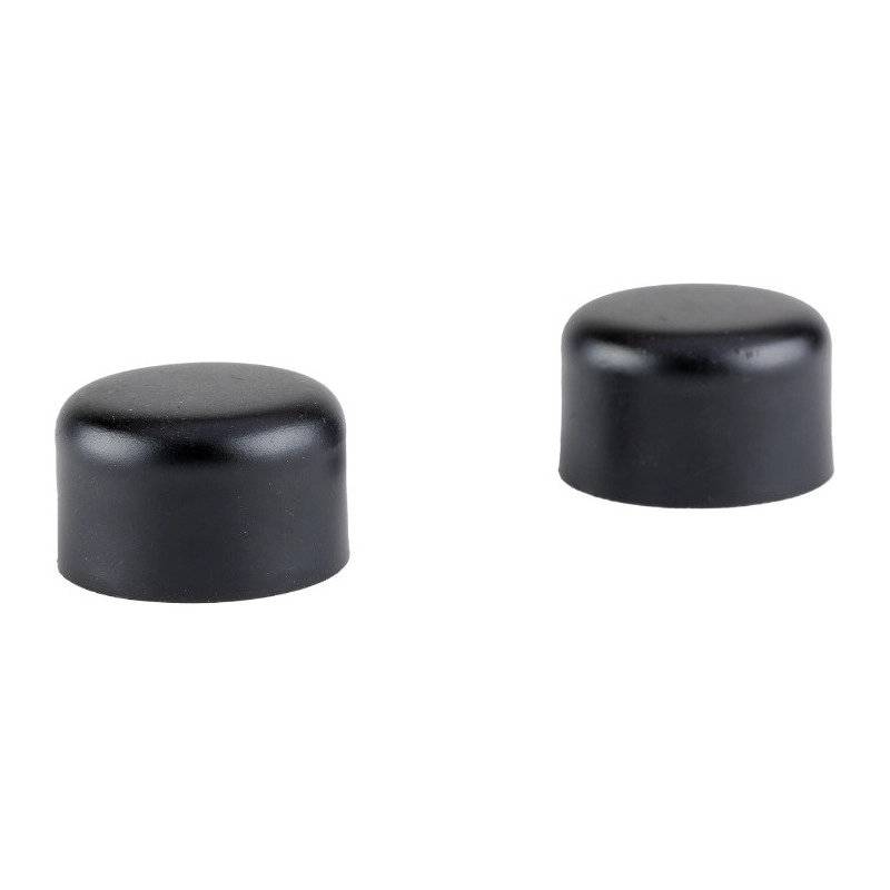 PACK 2 UNIDADES TERMINAL TOPE DE METAL NEGRO 28 MM - 1