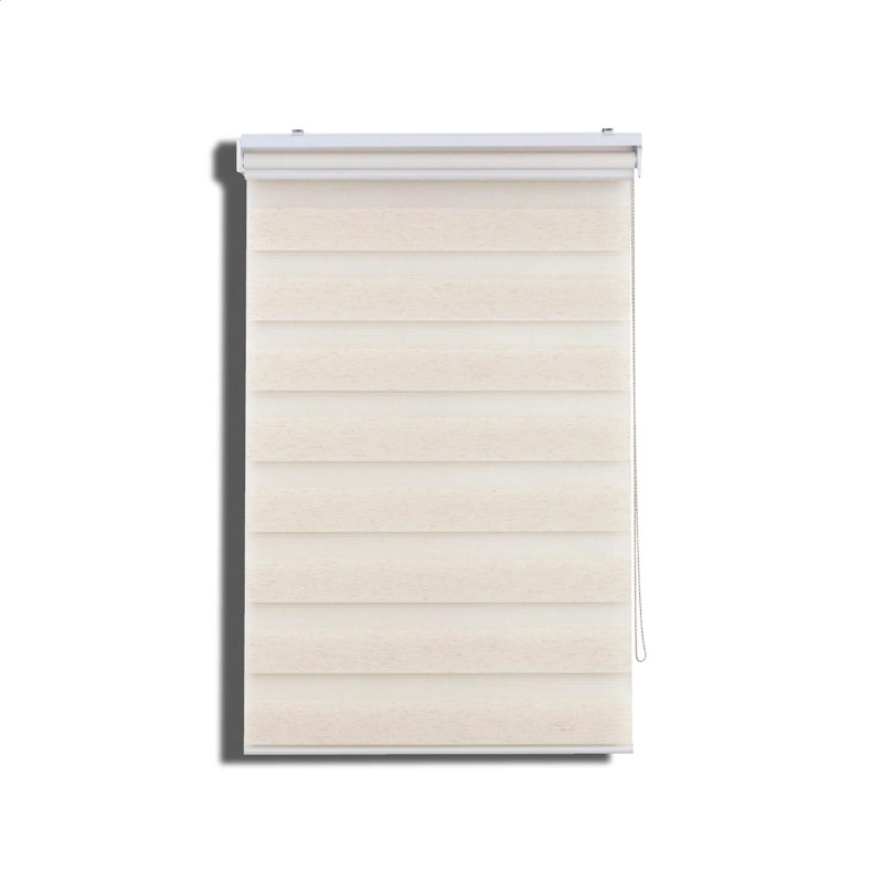 CORTINA ROLLER DUO ZEBRA DIA Y NOCHE TEXTURA 90 X 165 CM SIN CENEFA SUNFREE - 1