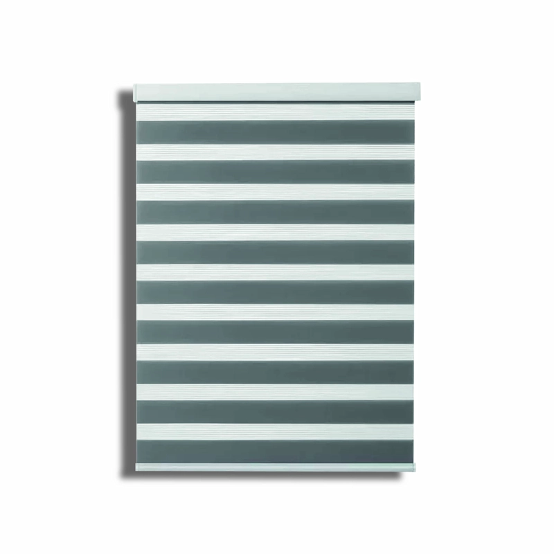 CORTINA ROLLER DUO ZEBRA DIA Y NOCHE GRIS 90 X 165 CM SUNFREE - 1
