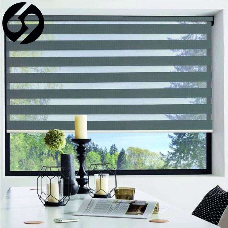 CORTINA ROLLER DUO ZEBRA DIA Y NOCHE GRIS 90 X 165 CM SUNFREE - 7