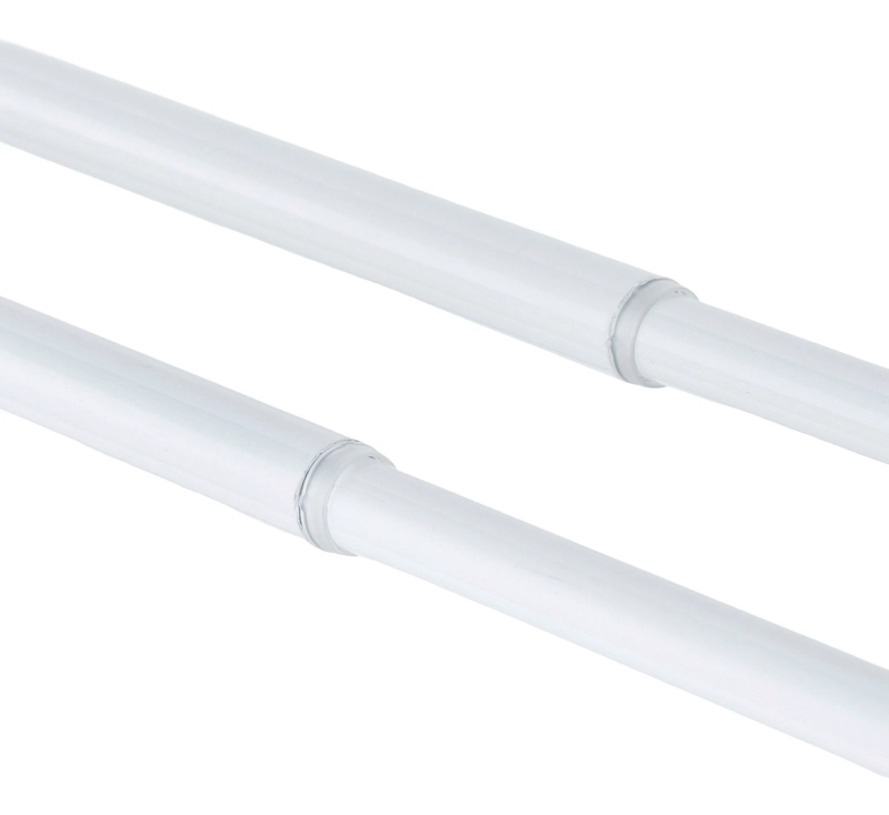 SET BARRAS PARA CORTINA DOBLE 13/16 MM EXTENSIBLE 120-200 CM BLANCO PRISMA - 3