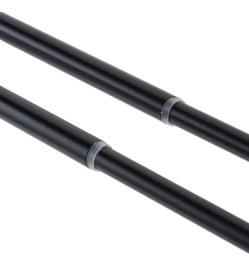 SET BARRAS PARA CORTINA DOBLE 13/16 MM EXTENSIBLE 70-120 CM NEGRO BOLA - 3
