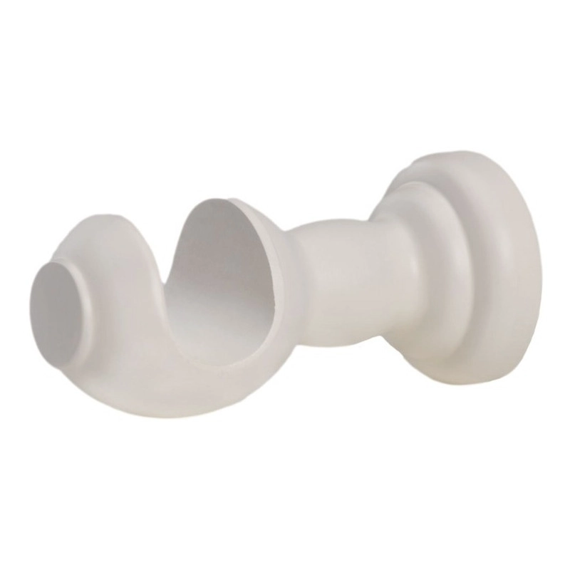 SET BARRA PARA CORTINA SIMPLE 25 MM DE MADERA 2,00 MT COLOR MARFIL TERMINAL KING - 2