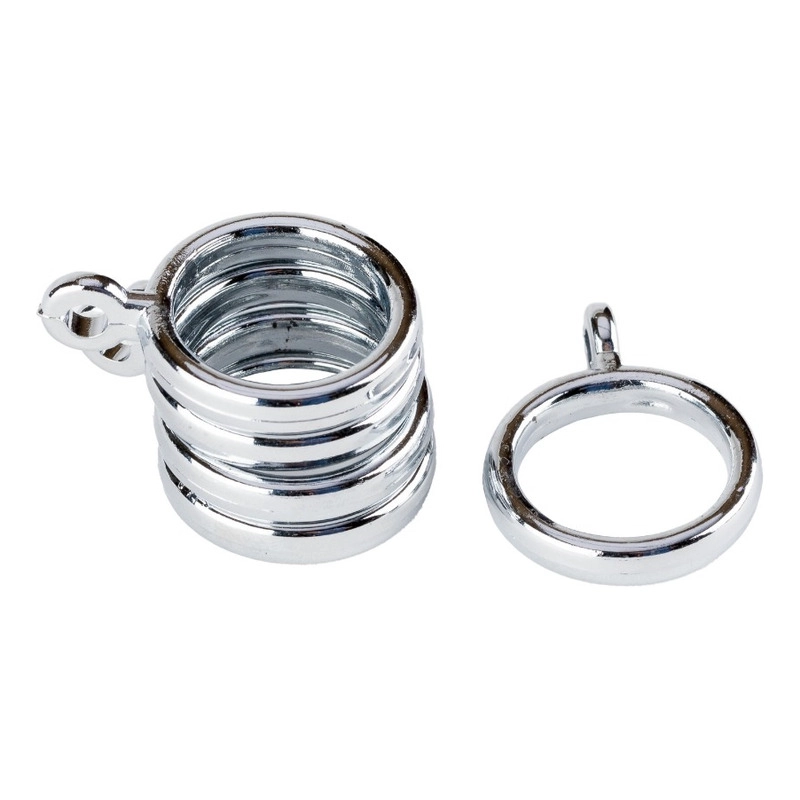 PACK 10 UNIDADES DE ARGOLLAS CROMADAS 16 MM - 2