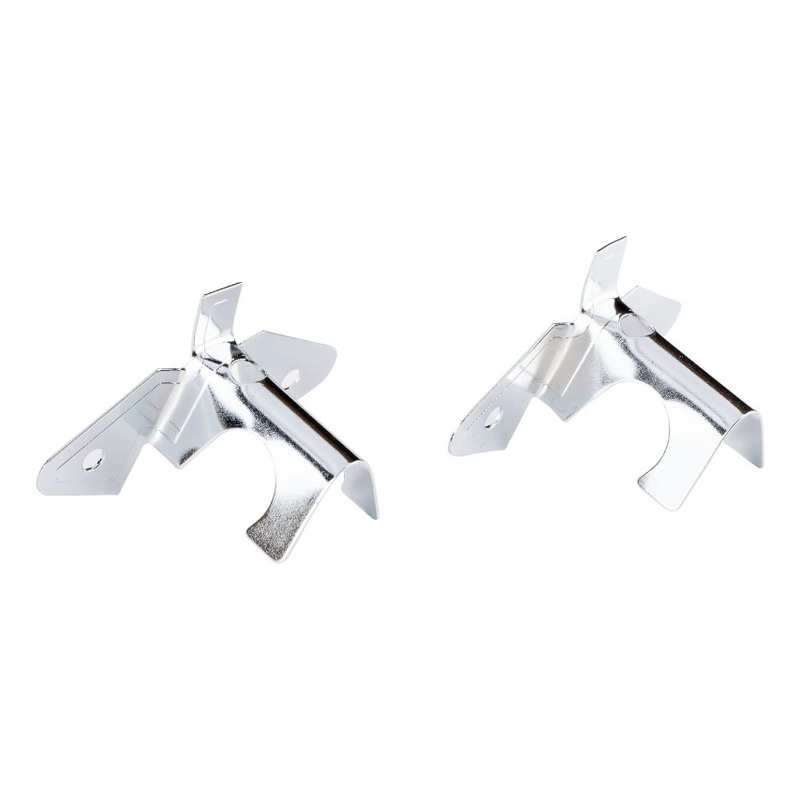 PACK 2 UNIDADES DE SOPORTE CROMADO SIMPLE A TECHO 12 MM - 1