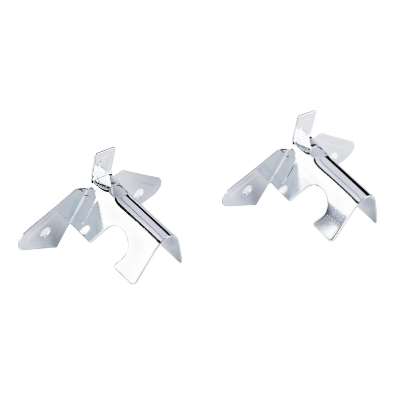 PACK 2 UNIDADES DE SOPORTE CROMADO SIMPLE A TECHO 12 MM - 2