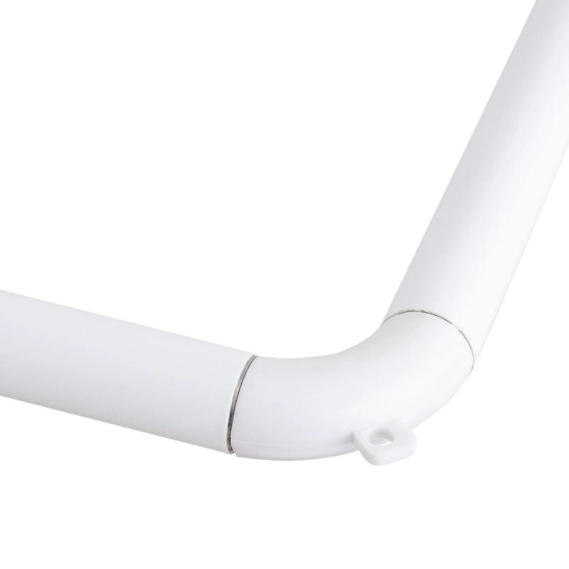 SET DE BARRAS ANGULARES PLASTIFICADAS 19 MM PARA DUCHA 75 X 175 CMS - 4