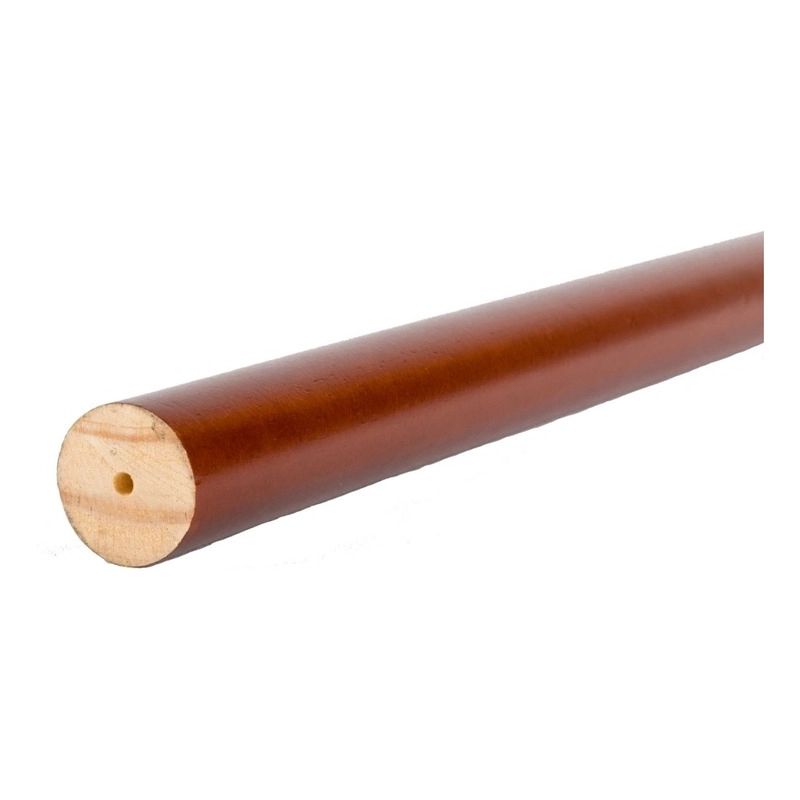 BARRA DE MADERA COLOR CHOCOLATE DE 19 MM X 2.00 MT - 1