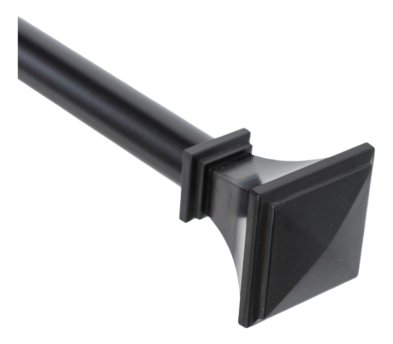 SET BARRAS PARA CORTINA DOBLE 13/16 MM EXTENSIBLE 200-250 CM NEGRO PRISMA - 4