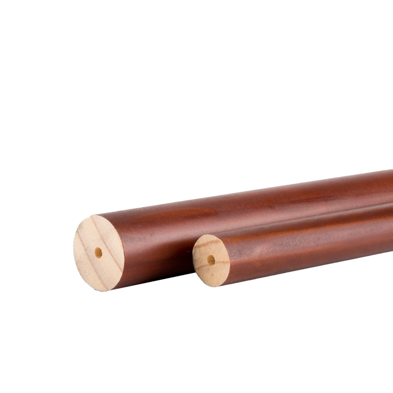 BARRA DE MADERA COLOR CHOCOLATE DE 35 MM X 1.50 MT - 2