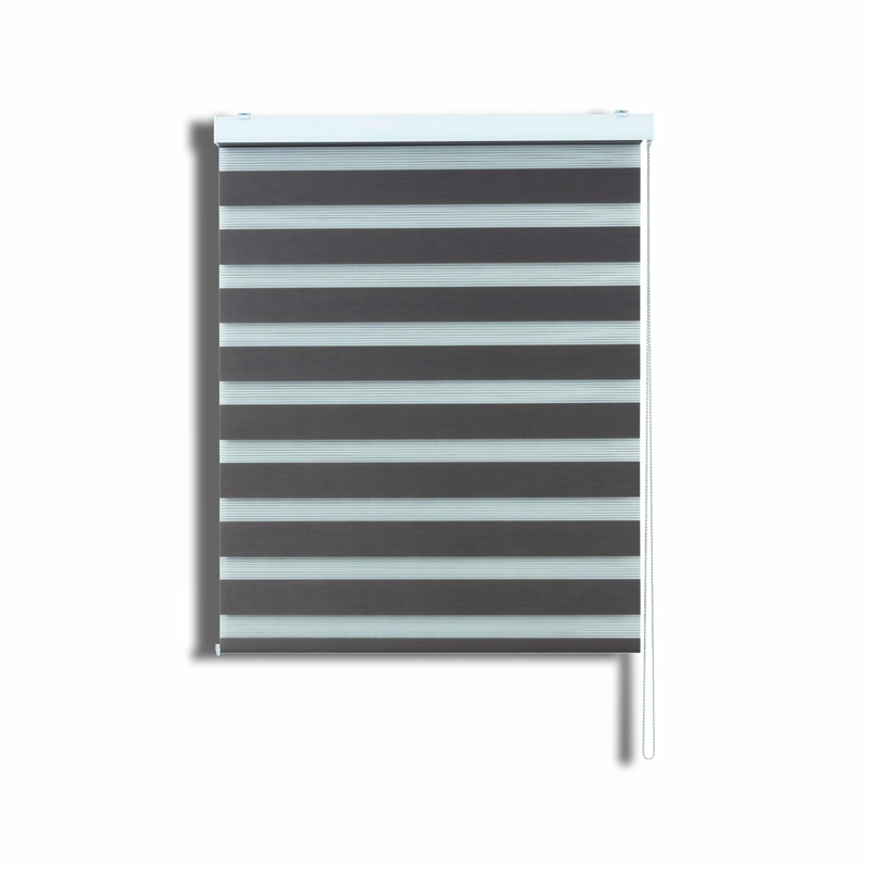 CORTINA ROLLER DUO ZEBRA DIA Y NOCHE TOSTADO 200 X 165 CM SUNFREE - 1