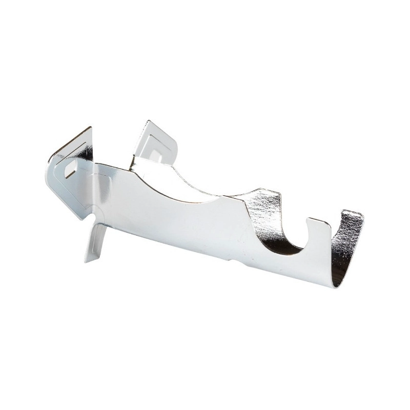 PACK 2 UNIDADES DE SOPORTE CROMADO SIMPLE A MURO 16 MM - 1