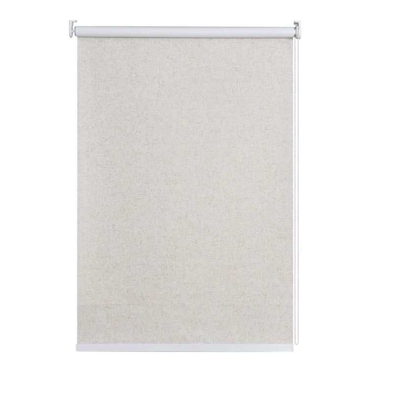 CORTINA ROLLER 100% BLACKOUT TEXTURA LINO 150X250 CM AURA - 1