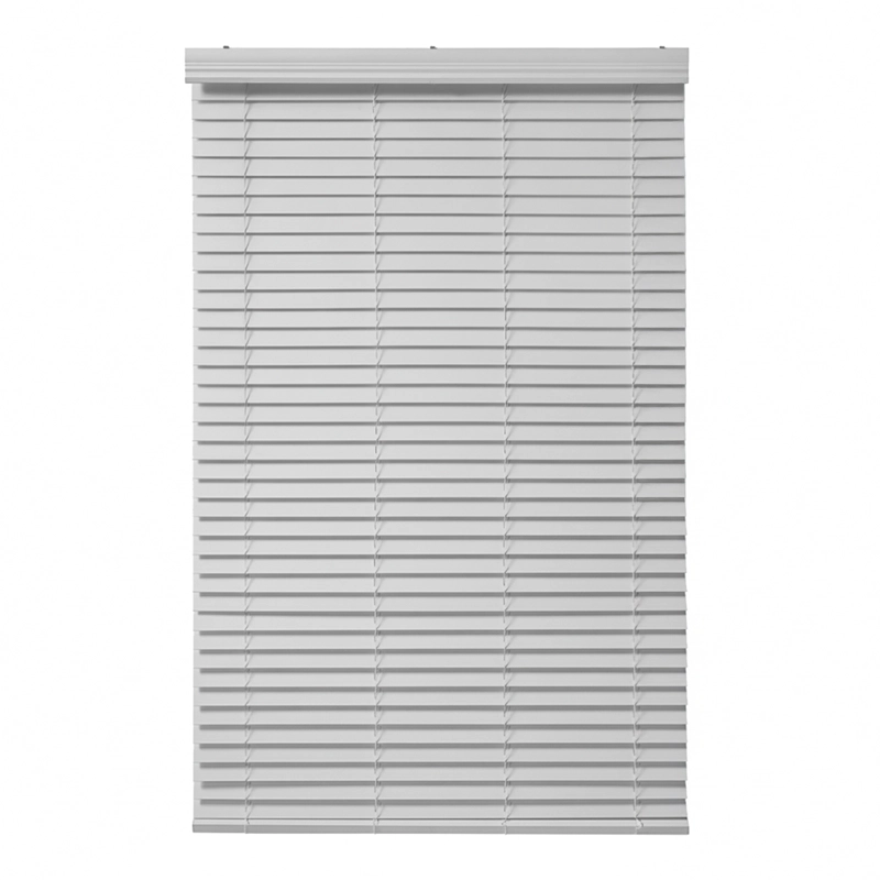 PERSIANA PVC TIPO MADERA 50 MM 200X250 CM GRIS CLARO AURA - 1