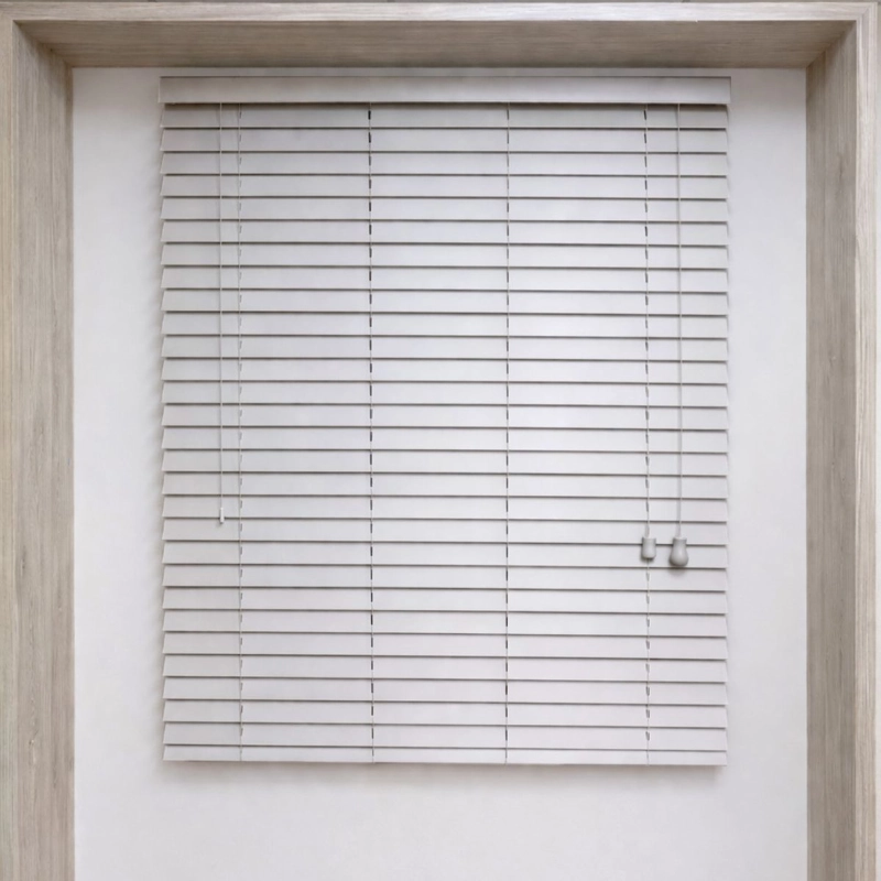 PERSIANA PVC TIPO MADERA 50 MM 200X250 CM GRIS CLARO AURA - 2
