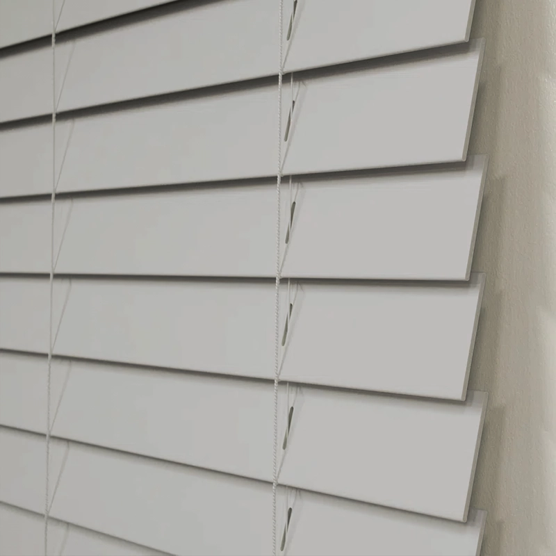 PERSIANA PVC TIPO MADERA 50 MM 200X250 CM GRIS CLARO AURA - 5