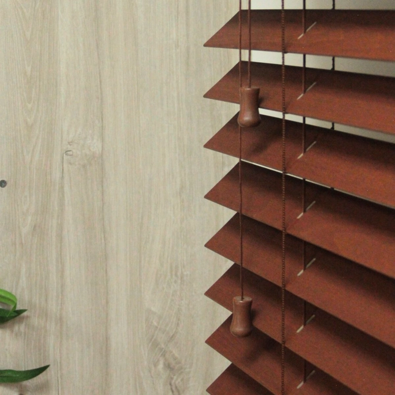 PERSIANA TIPO MADERA 50 MM 200X165 CM CEREZO TEXTURA AURA - 4