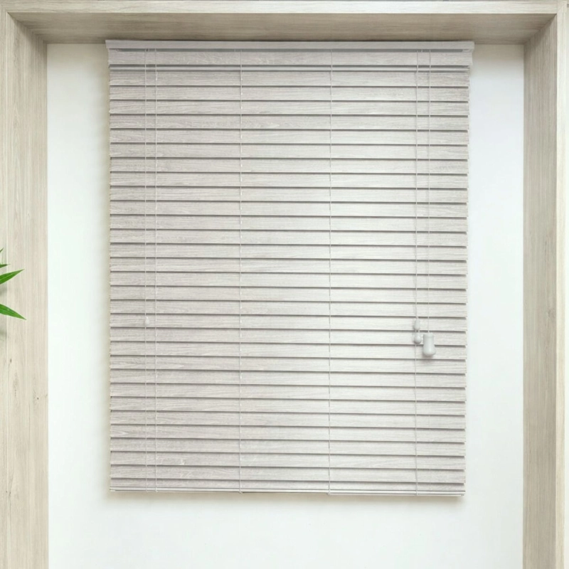 PERSIANA TIPO MADERA 50 MM 200X165 CM GRIS TEXTURADO AURA - 2