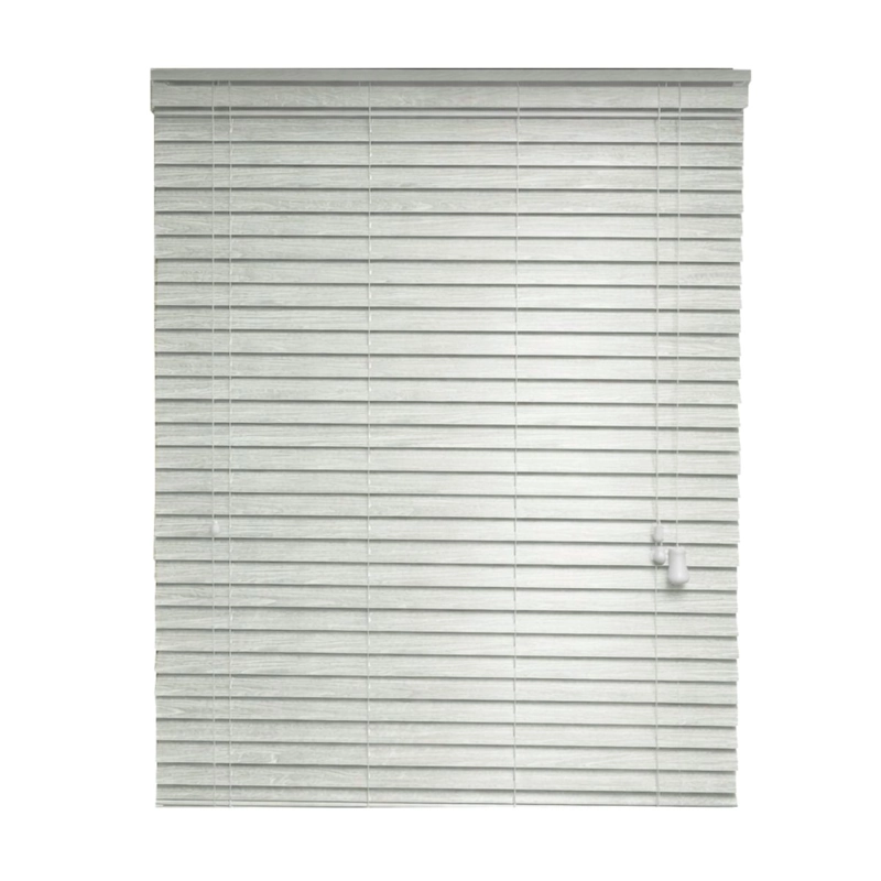 PERSIANA PVC TIPO MADERA 50 MM 180X250 CM GRIS TEXTURA AURA - 1