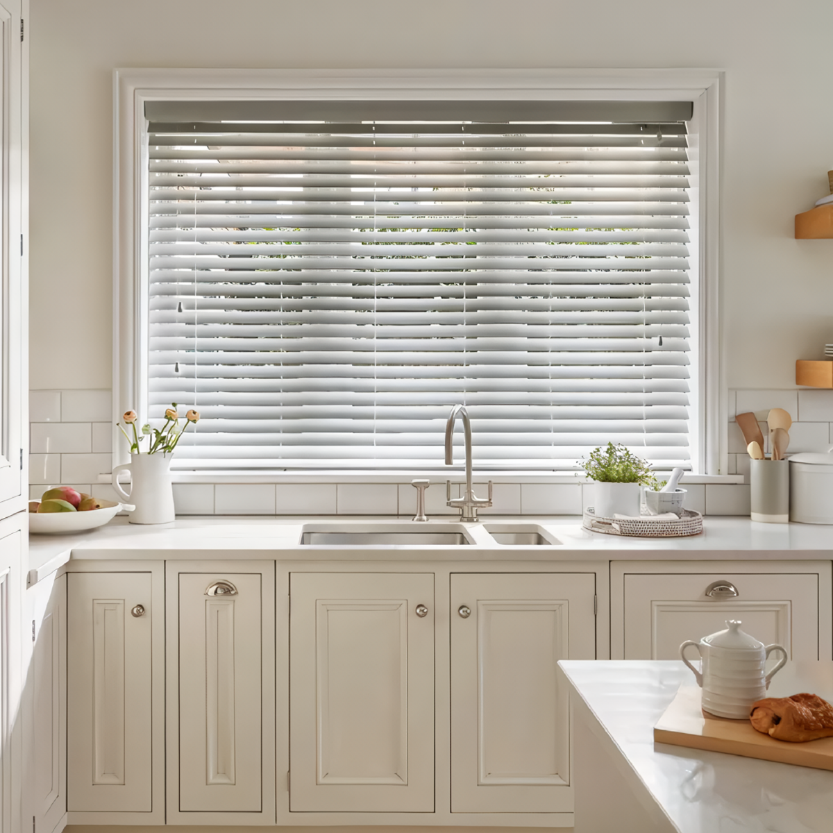 PERSIANA VENECIANA PVC 25MM 180X165 CM MANUAL GRIS CENIZA AURA - 9
