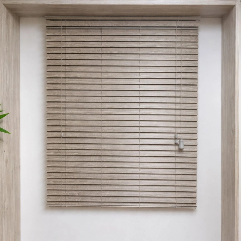 PERSIANA PVC TIPO MADERA 50 MM 200X165 CM MARMOLADO TEXTURADO AURA - 2