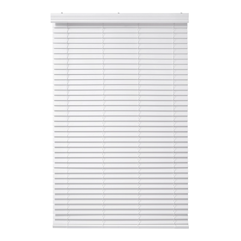 PERSIANA TIPO MADERA 50 MM 160X165 CM BLANCO TEXTURADO AURA - 1