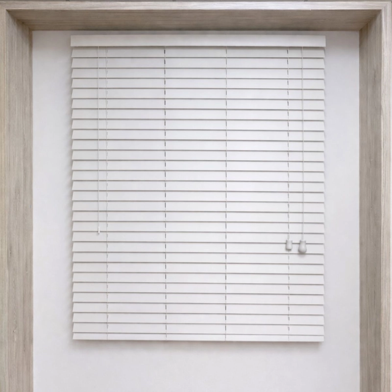 PERSIANA TIPO MADERA 50 MM 160X165 CM BLANCO TEXTURADO AURA - 2