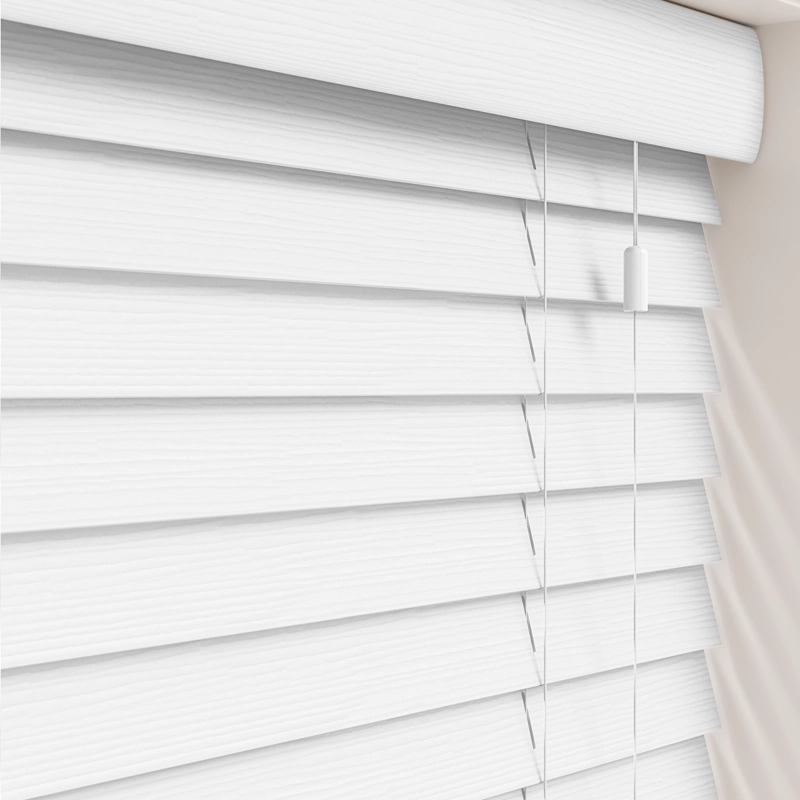 PERSIANA PVC TIPO MADERA 50 MM 180X165 CM BLANCO TEXTURADO AURA - 6