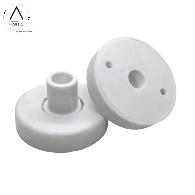 PACK 2 UNIDADES FLANCHE PLASTIFICADO 25 MM COLOR BLANCO - 2