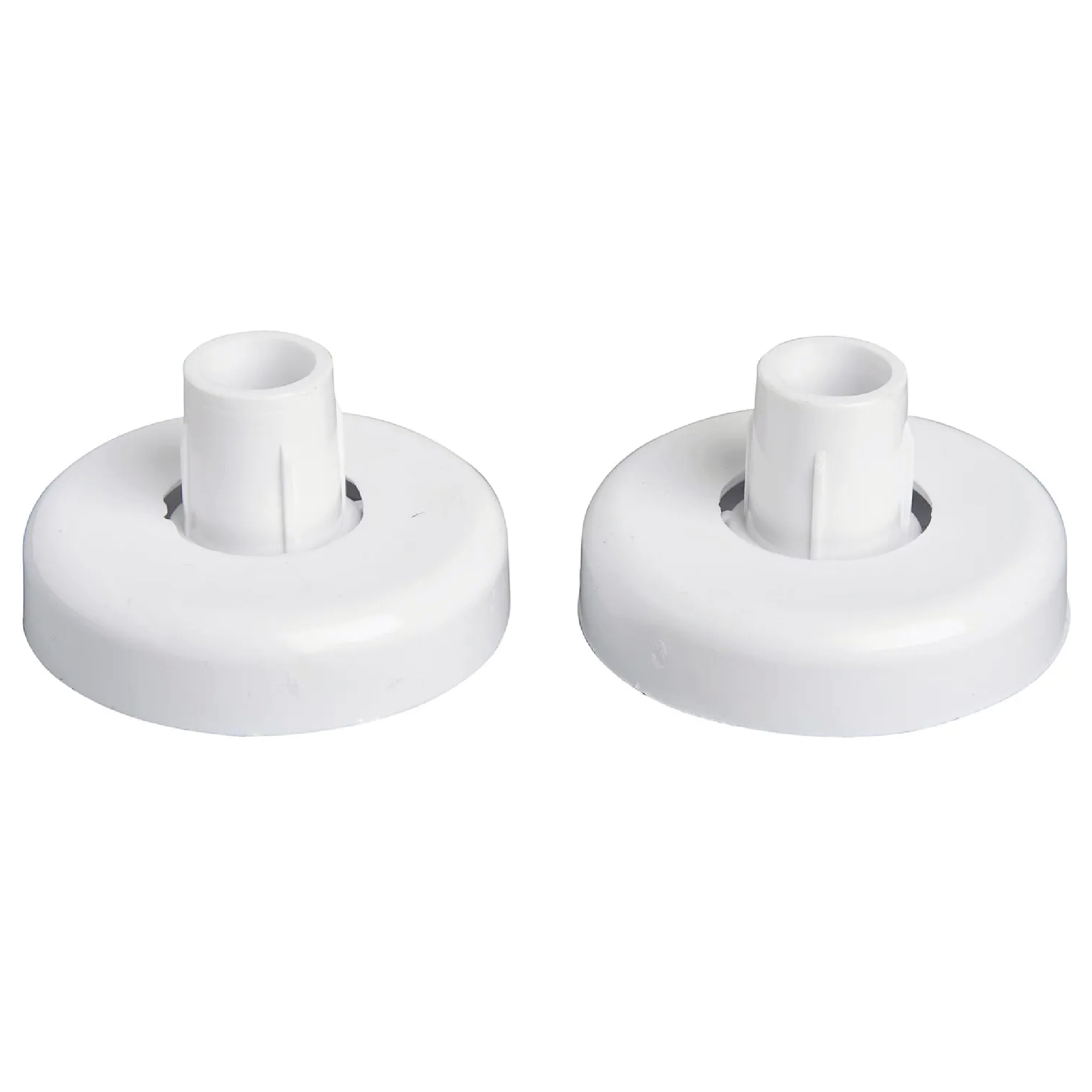 PACK 2 UNIDADES FLANCHE PLASTIFICADO 19 MM COLOR BLANCO - 1