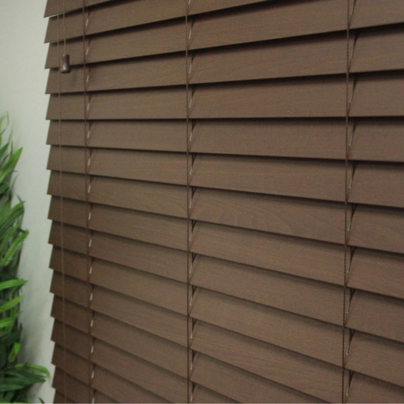 PERSIANA PVC TIPO MADERA 50 MM 160X165 CM NOGAL TEXTURADO - 3