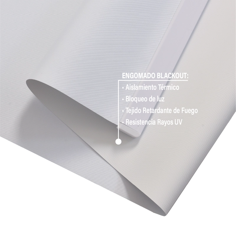 CORTINA ROLLER BLACKOUT 180 X 165 CM COLOR BLANCO SUNFREE - 5