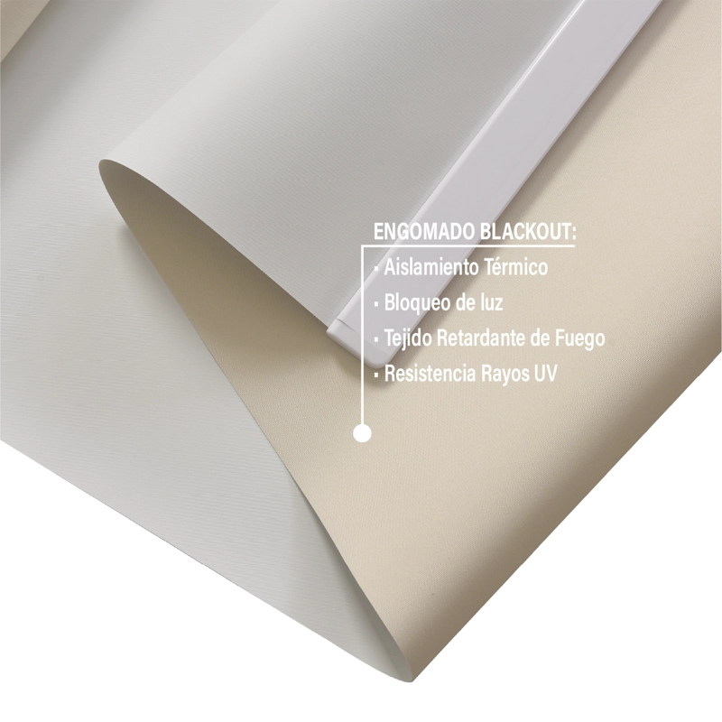 CORTINA ROLLER BLACKOUT 220 X 165 CM COLOR BEIGE SUNFREE - 4