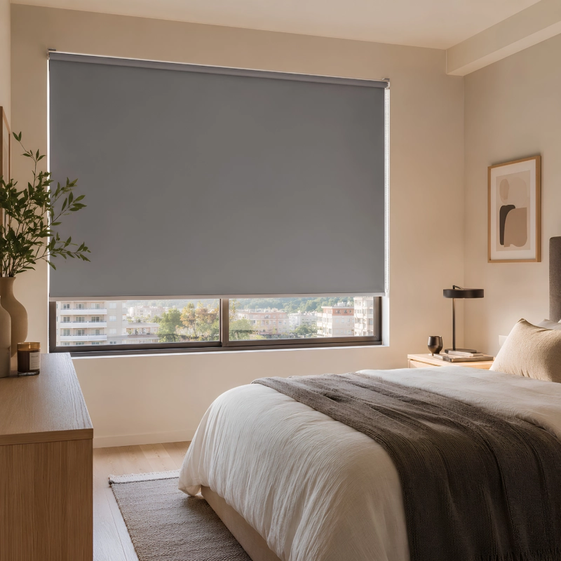 CORTINA ROLLER BLACKOUT 080 X 165 CM COLOR GRIS SUNFREE - 5