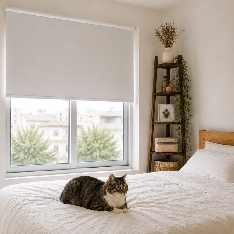 CORTINA ROLLER BLACKOUT 180 X 250 CM COLOR BLANCO SUNFREE - 2