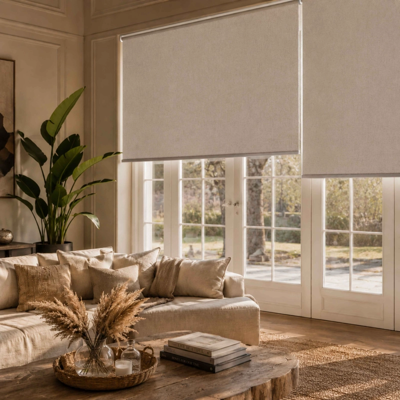 CORTINA ROLLER BLACKOUT 080 X 250 CM TEXTURA LINO SUNFREE - 5