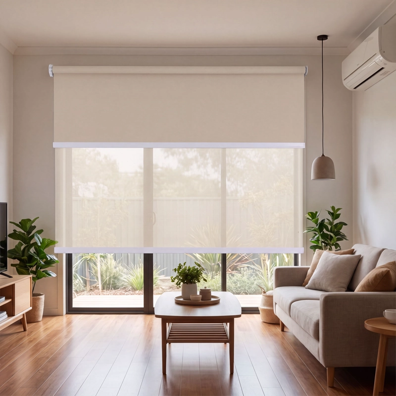 CORTINA ROLLER DOBLE BLACKOUT/SUNSCREEN 220X165 CM BEIGE SUNFREE - 2