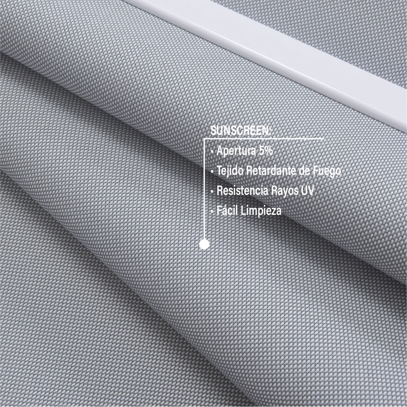 CORTINA ROLLER SUNSCREEN 150 X 250 CM COLOR GRIS SUNFREE - 2